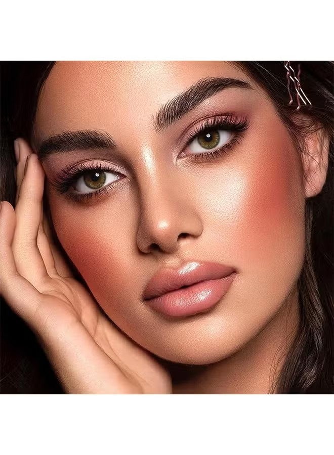 هيلوكيس 3 ألوان مزيج حافظ العصا مجموعة ، المحيط الإبراز بلوش مكياج مجموعة بلوشر البرونز تسليط الضوء على العصا للخد طويلة الأمد ناعم الوجه الطبيعي المحيط الإضاءة - Image 4
